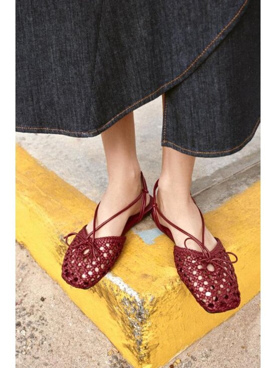 Zara Shoes - ZARA WOVEN SLINGBACK FISHERMAN SANDALS